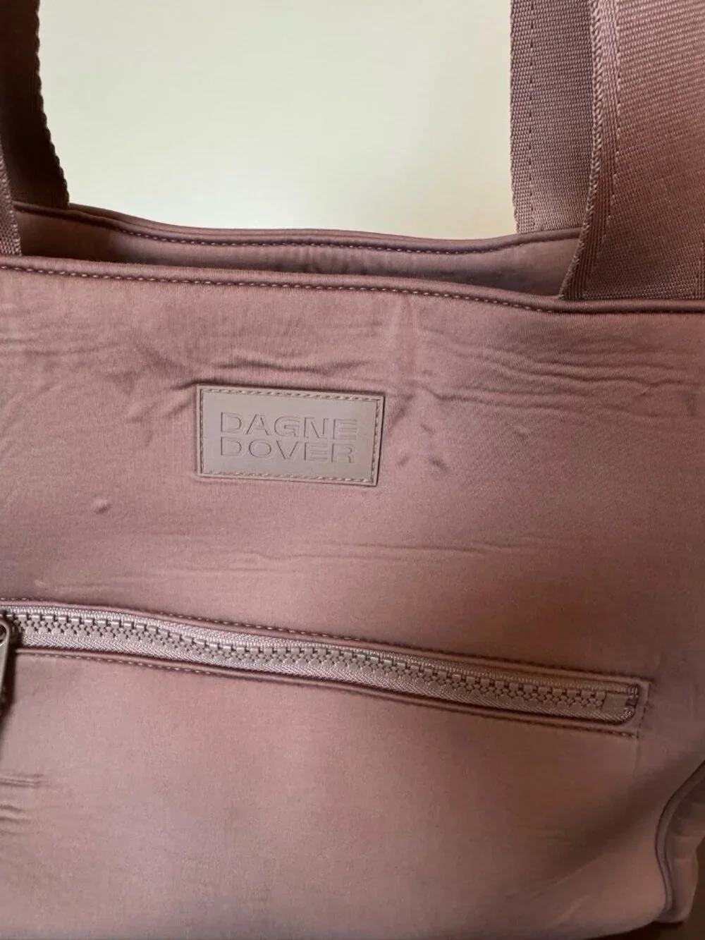 Dagne Dover Wade Neoprene Large Diaper Tote Bag Dusty Mauve